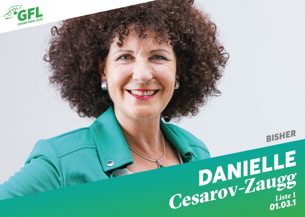 Danielle Cesarov's Wahlkarte